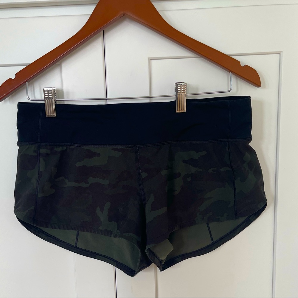 lululemon athletica Dark Camo Athletic Shorts